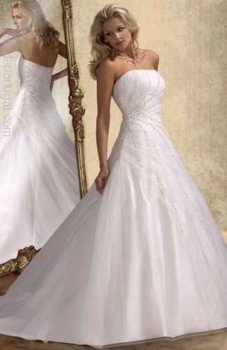 Vestido em corte Evasê
