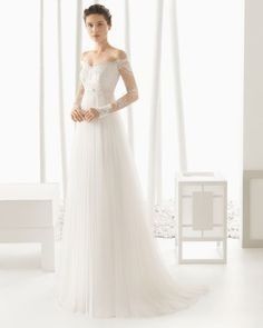Vestido em corte Império