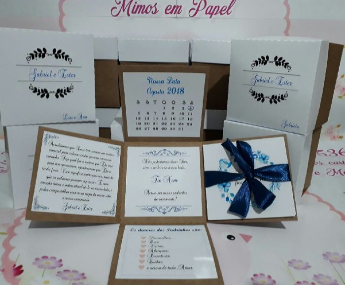 Meus convites para os padrinhos e as damas #vemver - 4