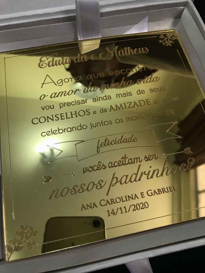 Convites padrinhos, paizinhos e damas de honra ❤️✨ - 6