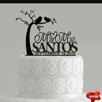 Topo de bolo  (mr. mrs.) - 1