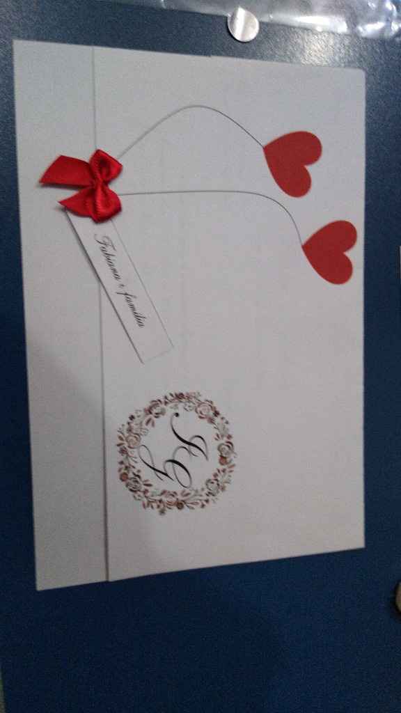 Meu convite de casamento - 1
