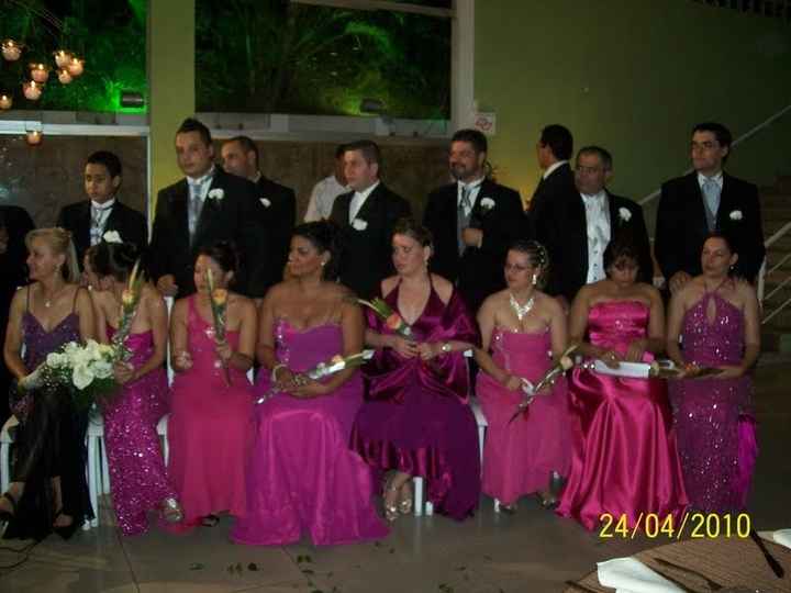 Madrinhas de pink 