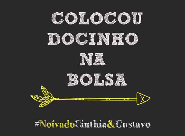 Plaquinha para foto