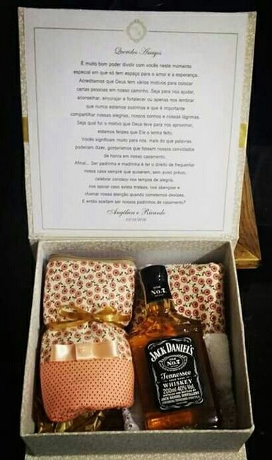 Ideias para convite de padrinhos - 1