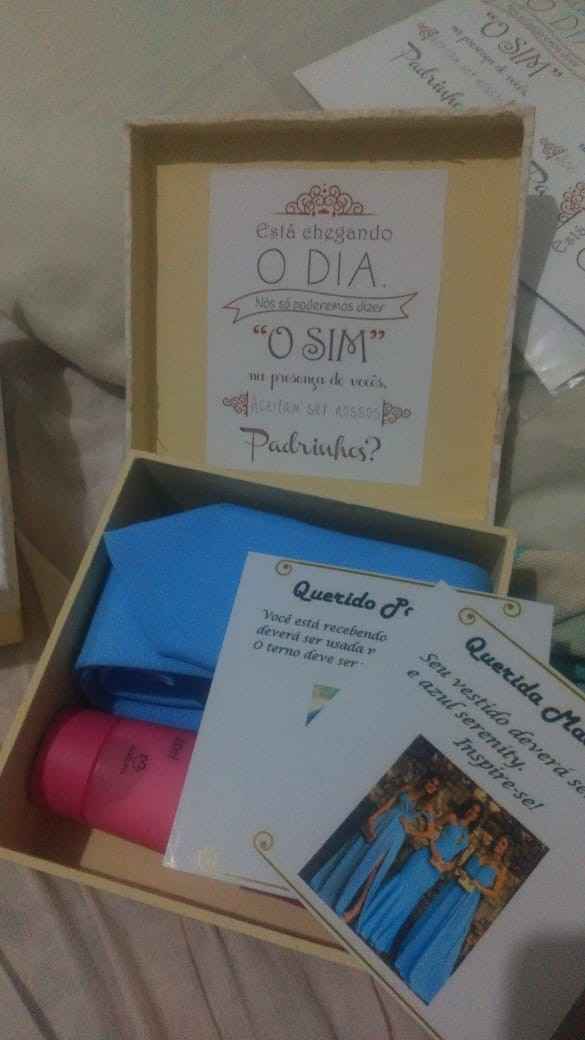 Caixa padrinhos - 1
