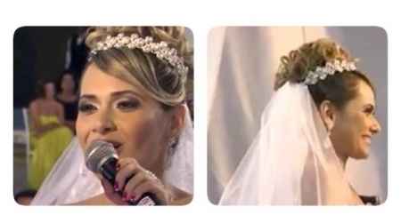 Pela primeira vez, vestida como noiva *-* - 1
