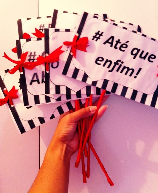 Diy - plaquinhas do meu noivado - 6