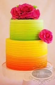 bolo neon de casamento