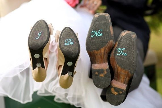 Solas dos Sapatos - Noivos