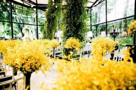 Inspiração decoração em amarelo 