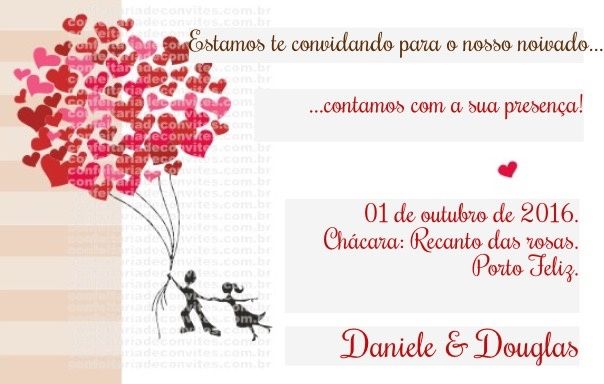 Convite de noivado ..me ajuuudem por favooor - 1