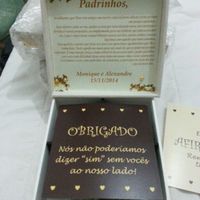 Caixa convite especial para os padrinhos - 3