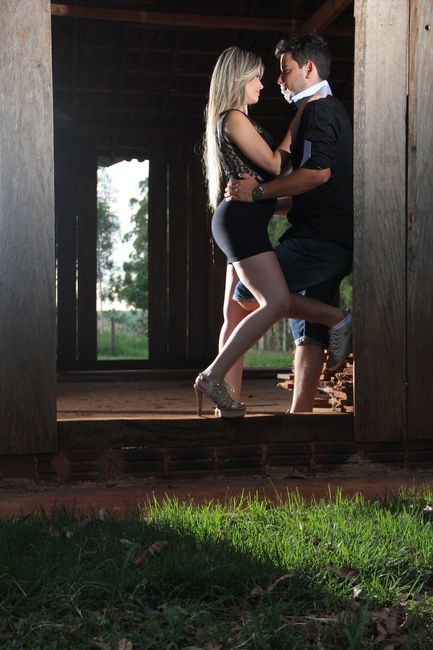 Meu e meu amor nas fotos pré casamento!