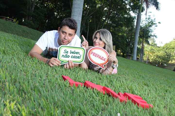 Fotos antes do casamento!