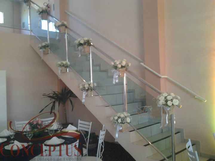 Escada decorada!