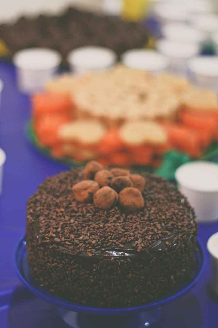 Bolo e doces