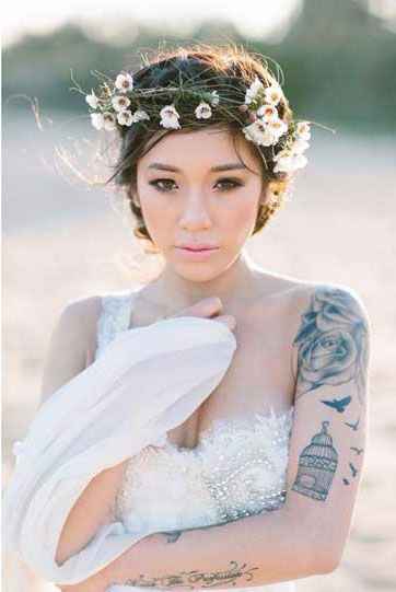 Noiva tatuada
