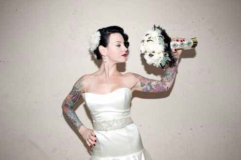 Noiva tatuada