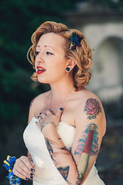 Noiva tatuada