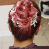 Eu amei demais o meu penteado e a cor do meu cabelo