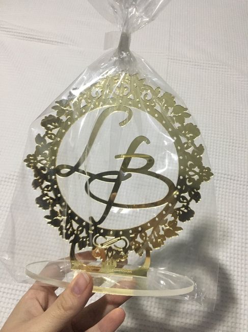 Topo de bolo personalizado - 1