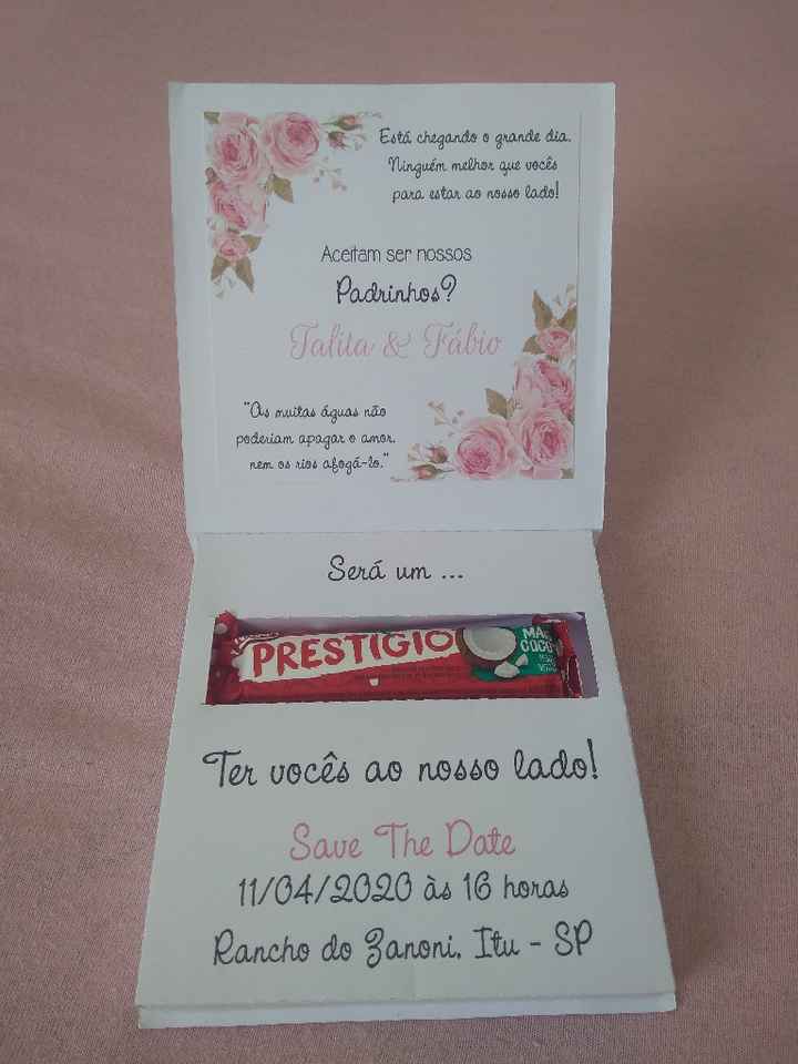 Nossa caixinha dos Padrinhos!! - 2