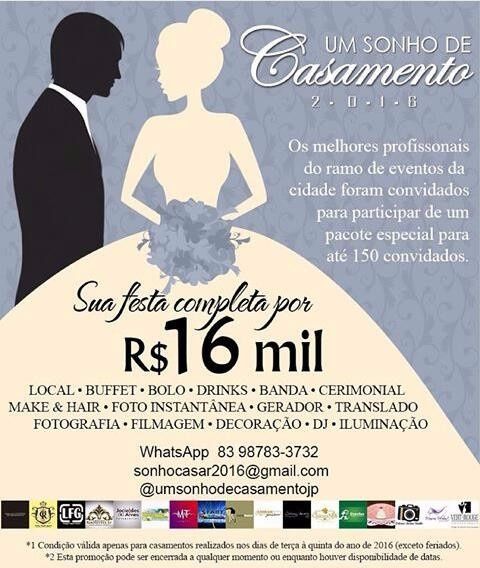 Promoção de Casamento em João Pessoa
