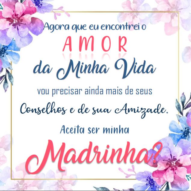 Convite - Madrinha