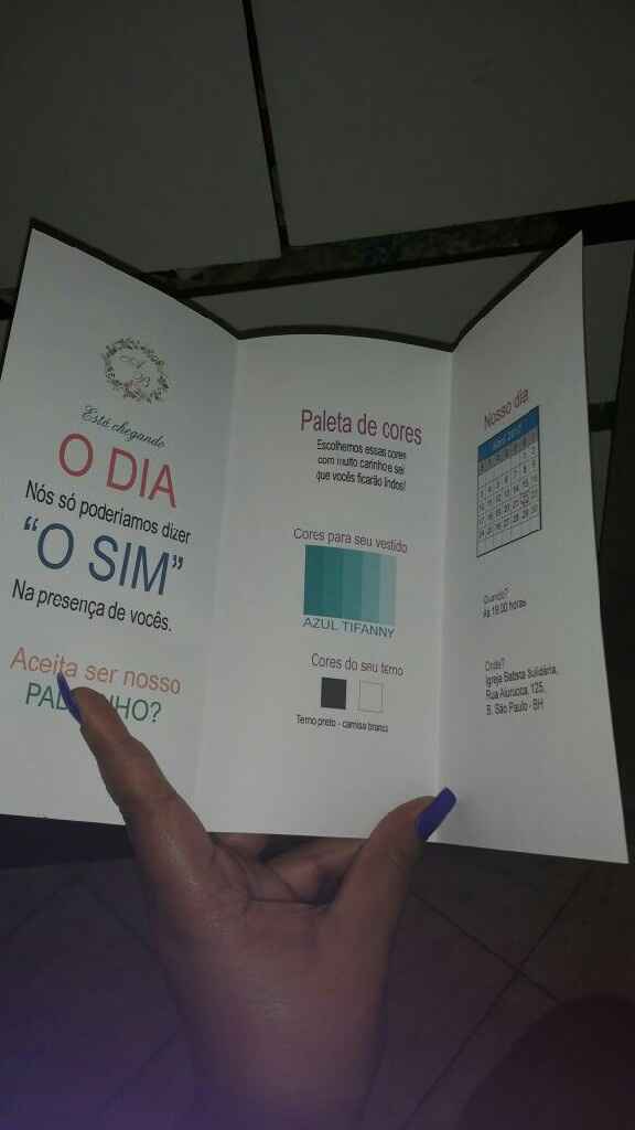 Lembrança padrinhos - 2