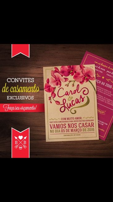 Convite do casamento - 3