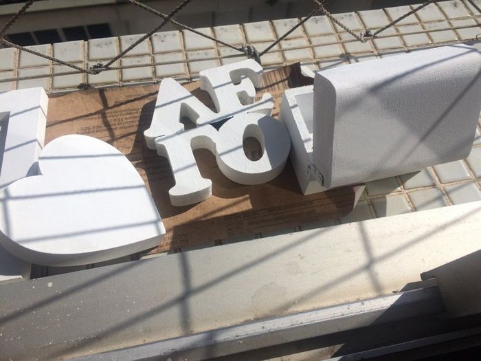 Pintura dos detalhes de mdf - 2