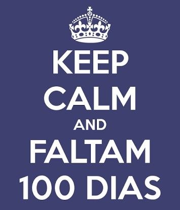 Faltam 100 dias quanta emoção!! - 2