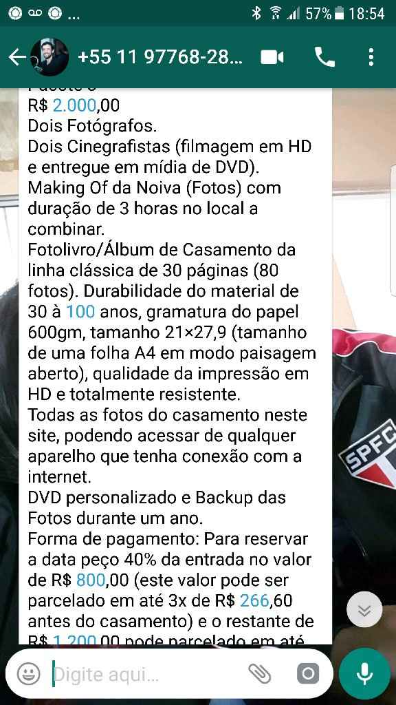 Fotografo e Cinegrafista em sp para Mairiporã. Muitoo caro! o que fazer? - 2