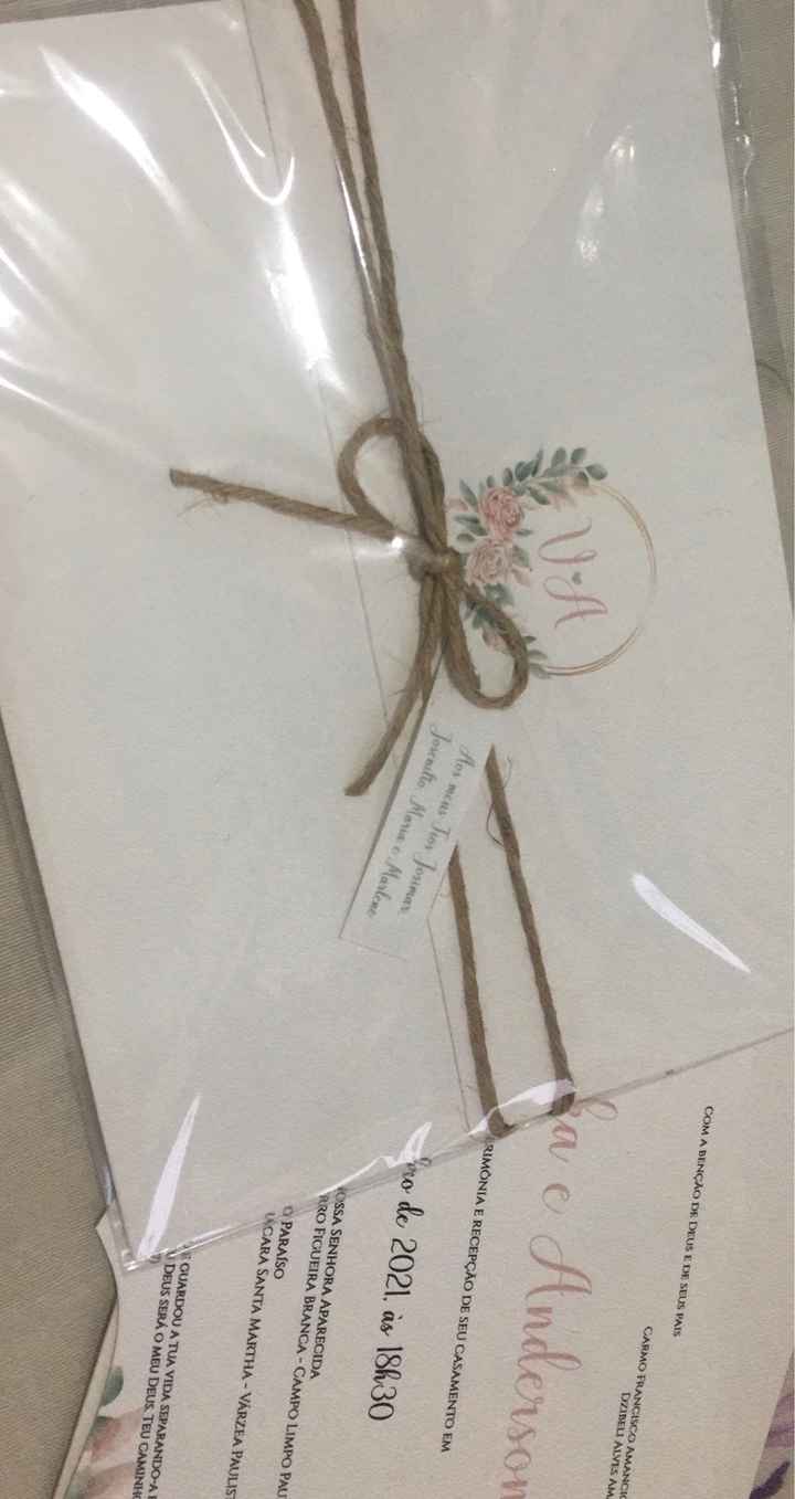 Convites chegaram ❤️ - 1