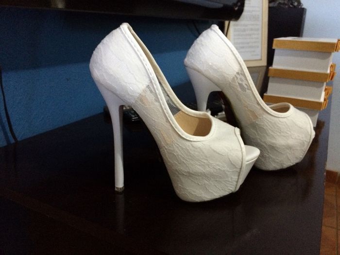 Meu sapato chegou - aliexpress - 2