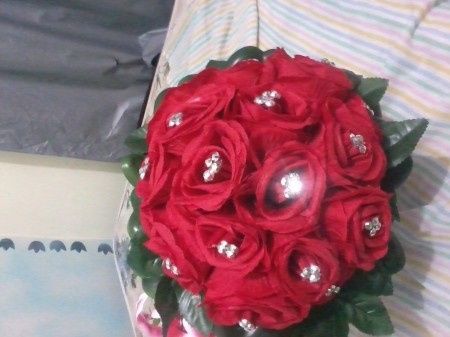 Buquê Rosas e outro de Lirio