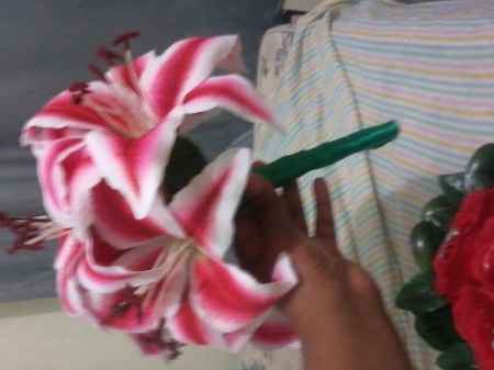Buquê Rosas e outro de Lirio
