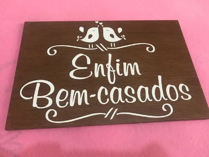 Casamento rústico- plaquinhas decorativas - 5