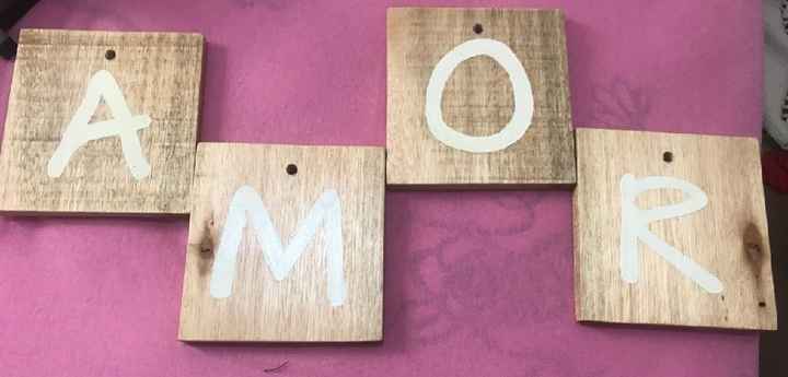 Casamento rústico- plaquinhas decorativas - 2