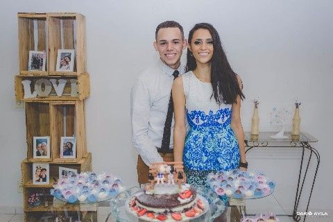 Nosso jantar de noivado