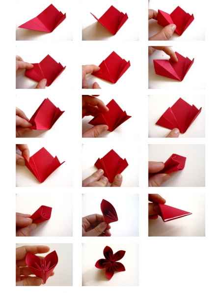 Flor de  origami