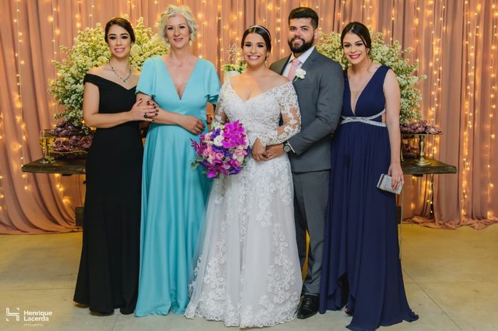 Minha mãe e minhas irmãs. 