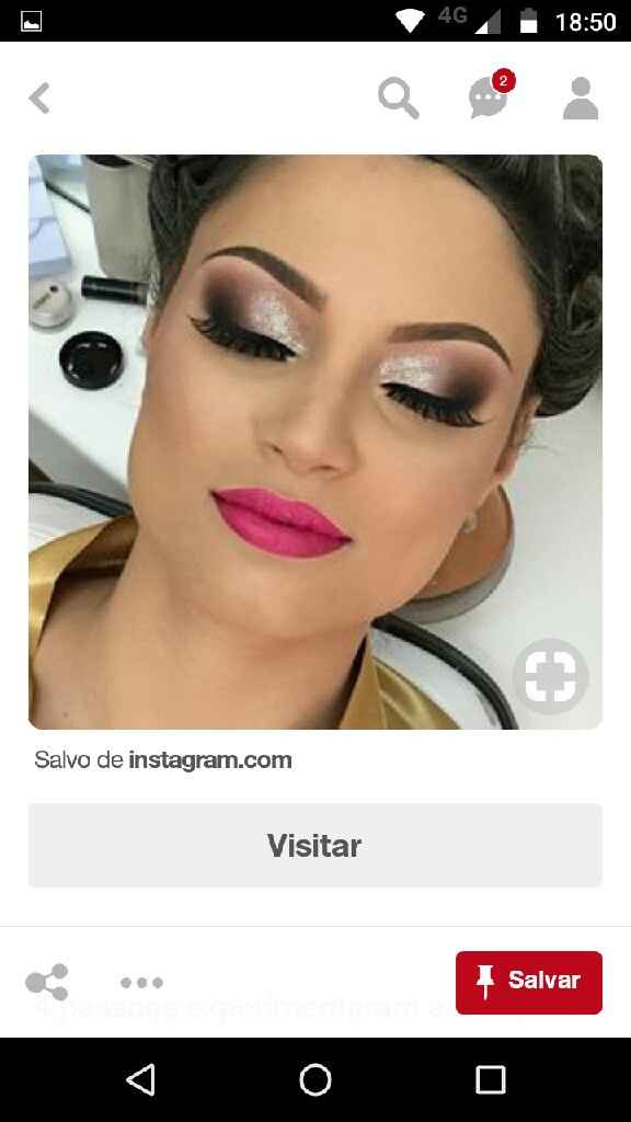  Meu teste de make e penteado !! - 1