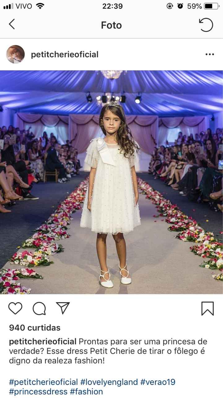 Daminha - vestido alugar ou comprar? / 100$ - 1
