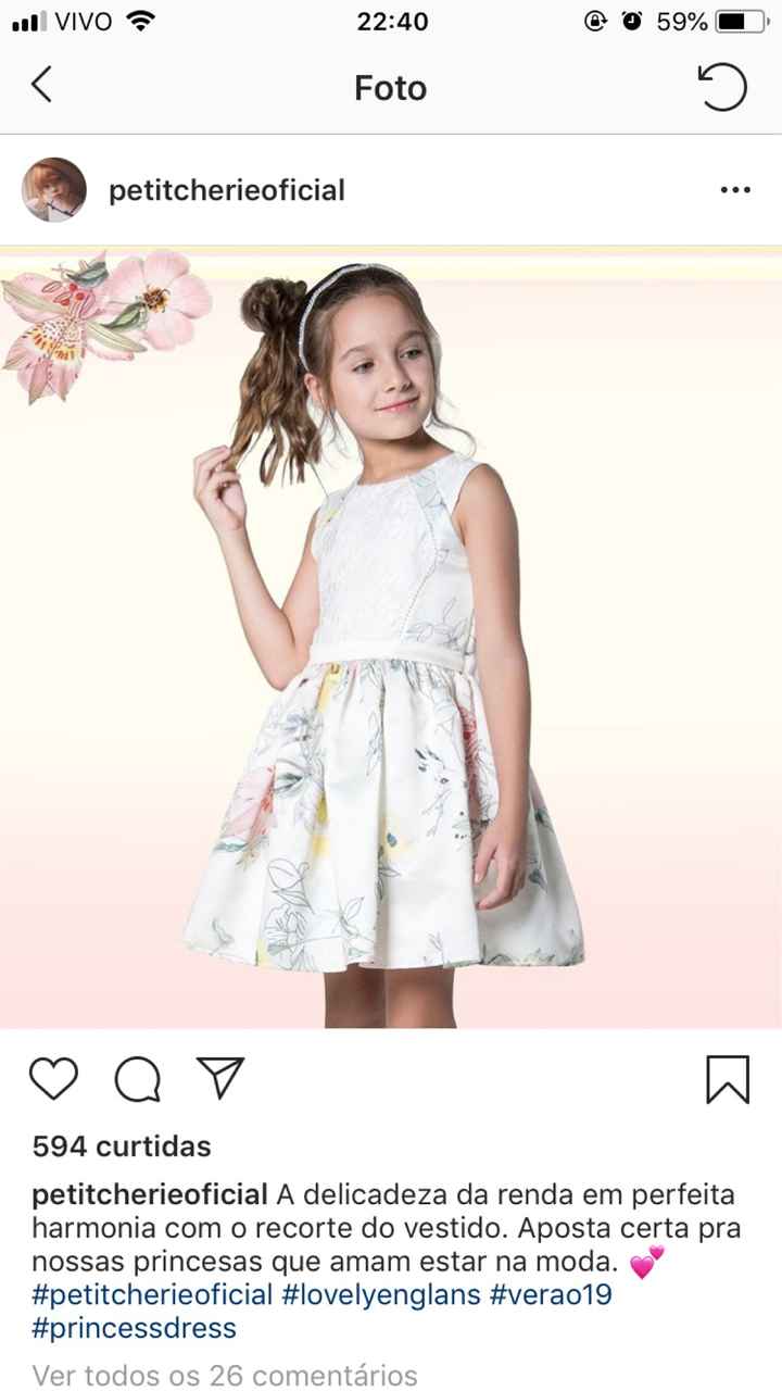 Daminha - vestido alugar ou comprar? / 100$ - 3