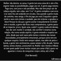 Desabafo - desistindo - 1