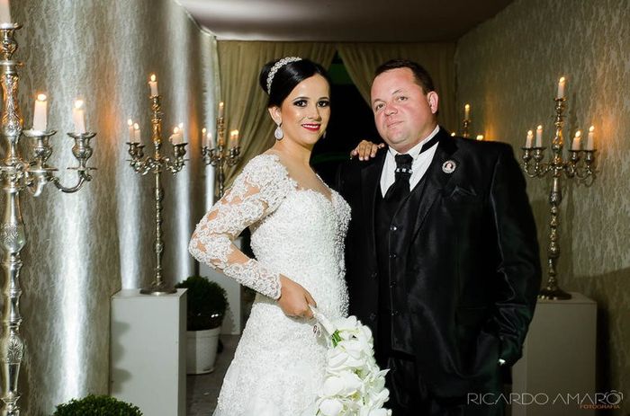 Vestido de noiva com mangas - 1