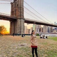 Brooklyn Bridge (fazia uns 13ºC, mas como era final de tarde, comecei a sentir frio quando a noite f