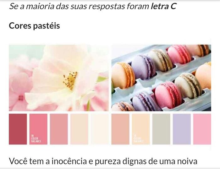 A cor ideal para o seu casamento é.. 1